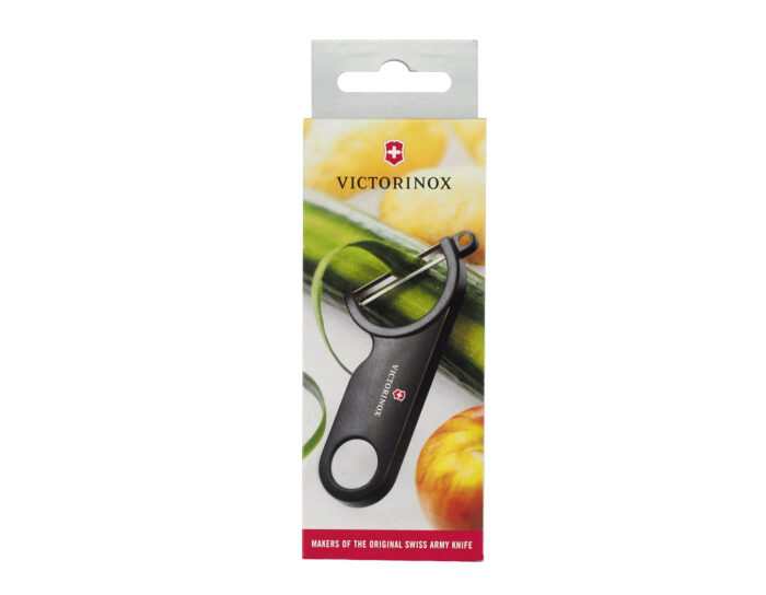 Victorinox szwajcarska obieraczka czarna - obrazek 2