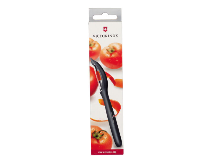 Victorinox szwajcarska obieraczka uniwersalna czarna - obrazek 2