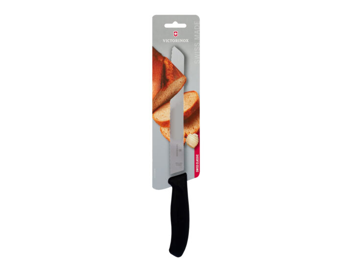 Victorinox szwajcarski nóż do chleba Swiss Classic czarny - obrazek 2