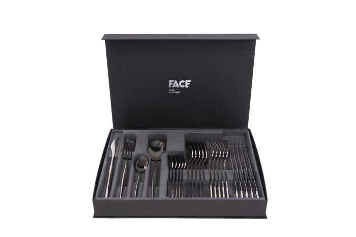 Zestaw portugalskich sztućców dla 6 osób Cairo Shiny