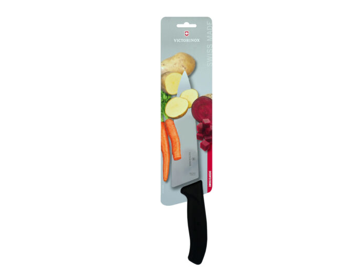 Victorinox szwajcarski nóż kuchenny z szerokim ostrzem, czarny, 20 cm - obrazek 2