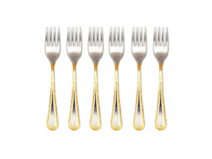 Widelczyki do ciasta - Croise Shiny Goldplated