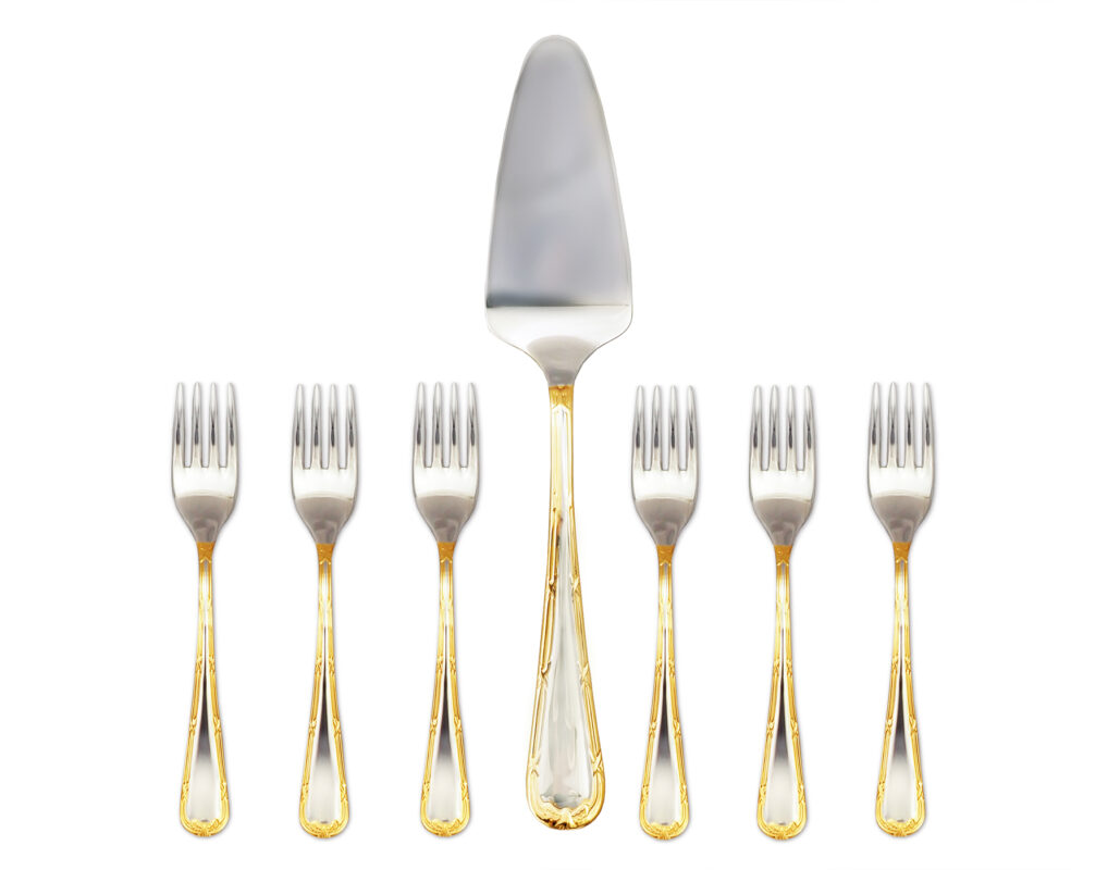 Sztućce w stylu tradycyjnym - Croise Goldplated Edge