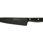 Nicul portugalski nóż kuchenny z szerokim ostrzem, czarny, TITANIUM 20 cm
