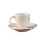 Filiżanka espresso MIKO kremowa ze spodkiem
